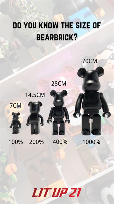 bearbrick size chart